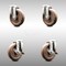Service Caster 5 Inch 316SS High Temp Glass Filled Nylon Swivel Bolt Hole Caster Brakes, 2PK SCC-SS316BH20S514-GFNSHT-2-TLB-2 - alternate 1